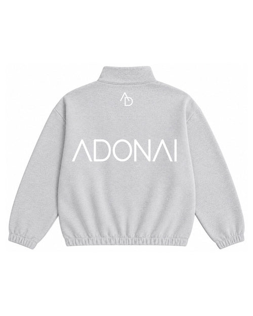Carolina Blue Block Quarter Zip — back
