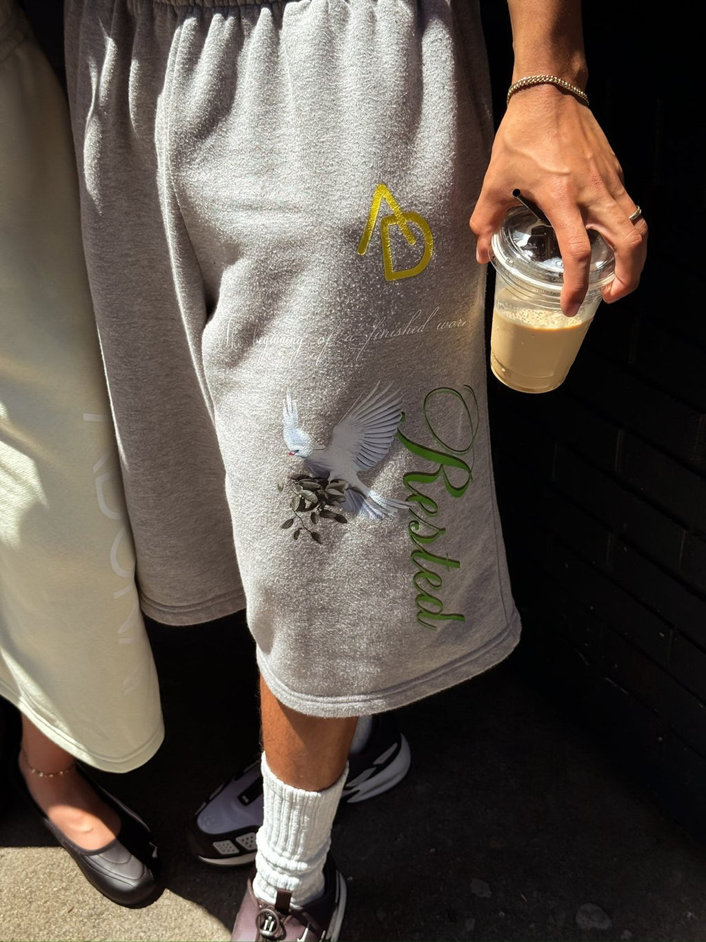 Women's Quarter Lounge Shorts — on model