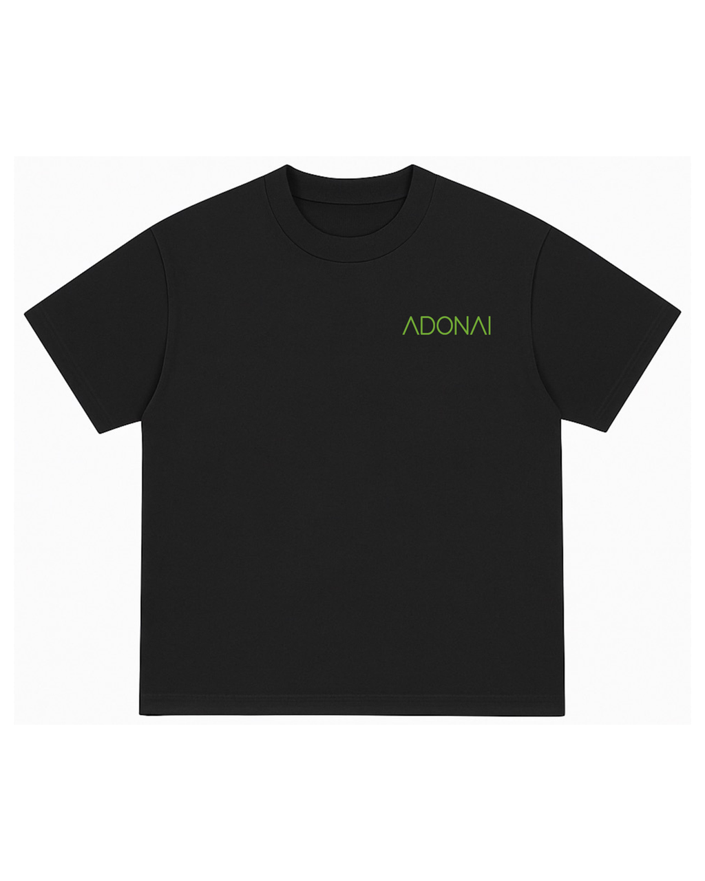 “Rested” Green Script Graphic T — back
