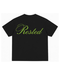 “Rested” Green Script Graphic T