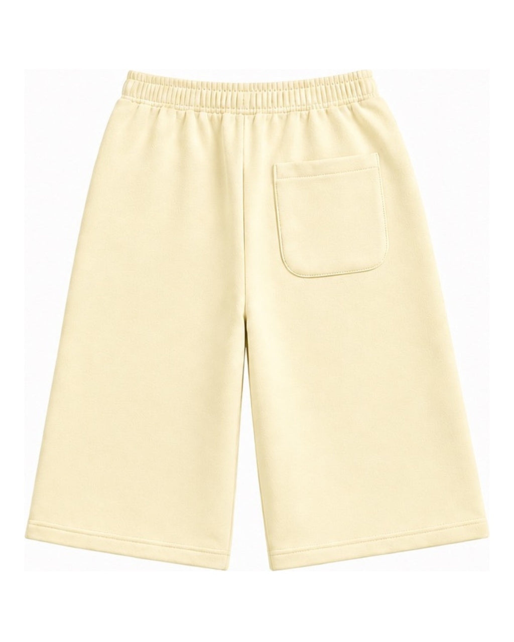 Yellow Bird Capri Shorts — back